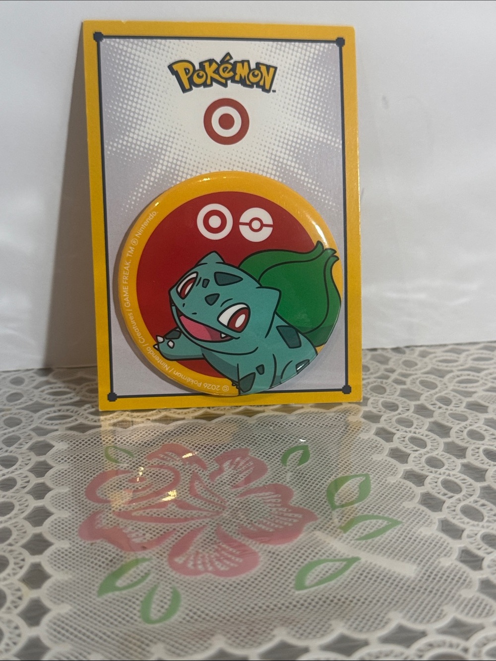 Pokemon Bulbasaur pin target exclusive